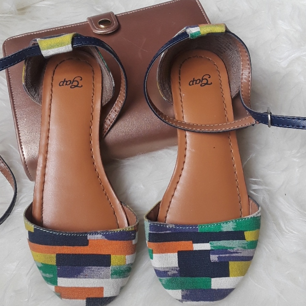 gap multi color bailarina  girl shoes